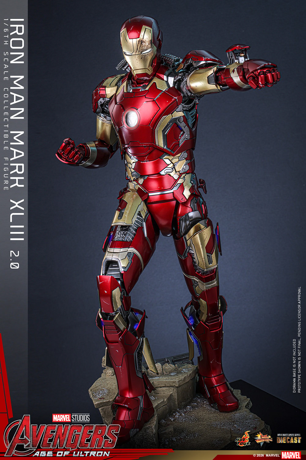 Hot Toys Iron Man Mark XLIII 1/6フィギュア 1/6 Scale Iron Man Mark XLIII Movie Masterpiece Series Hot Toys