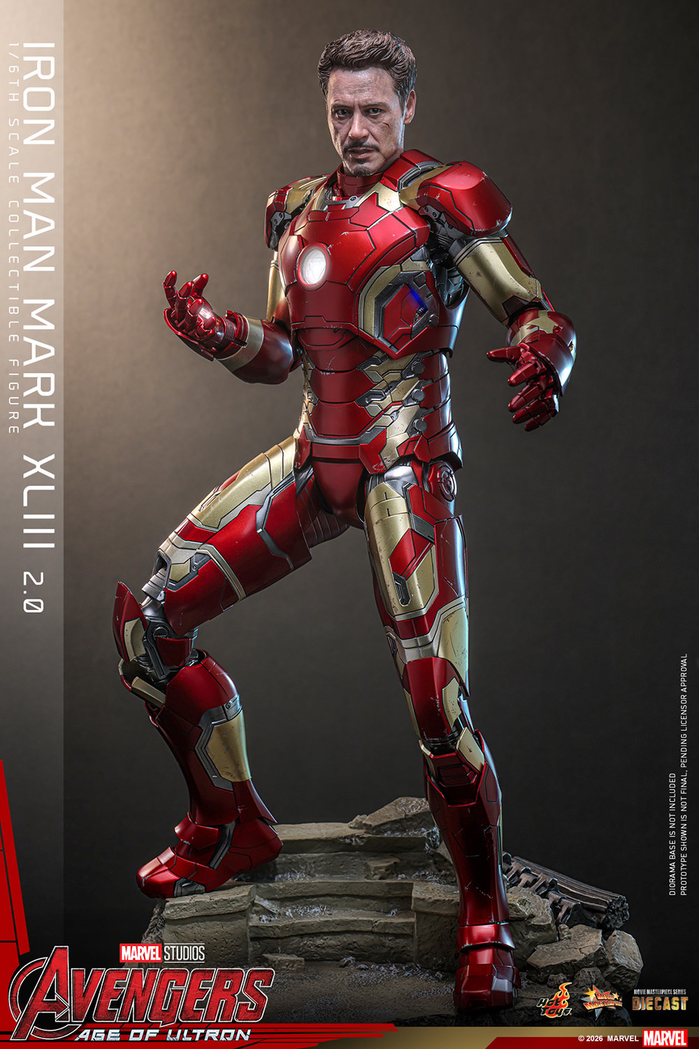 Hot Toys Iron Man Mark XLIII 1/6フィギュア Iron Man Mark XLIII (2.0) Sixth Scale Figure by Hot Toys