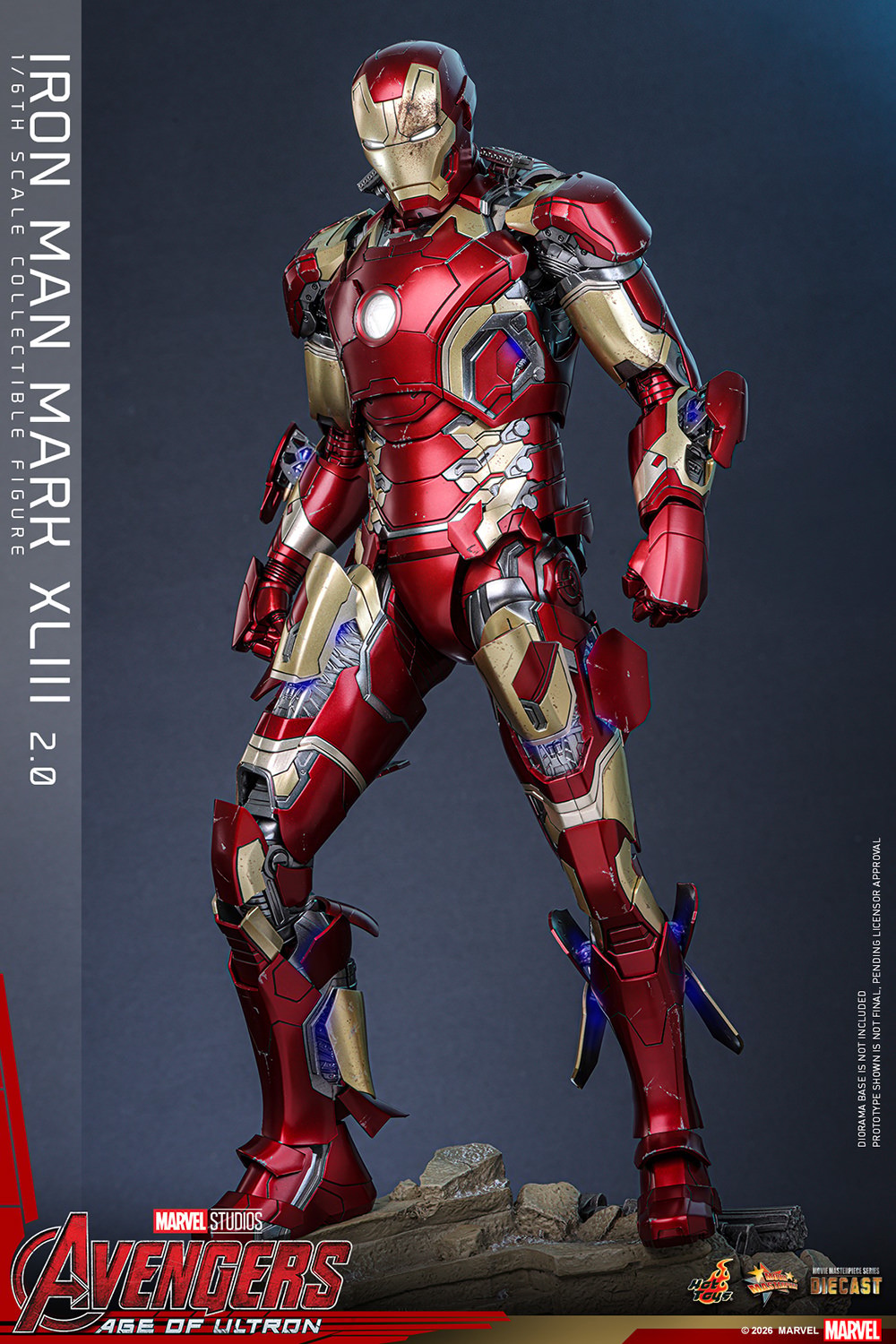 Hot Toys Iron Man Mark XLIII 1/6フィギュア Iron Man Mark XLIII (2.0) Sixth Scale Figure by Hot Toys