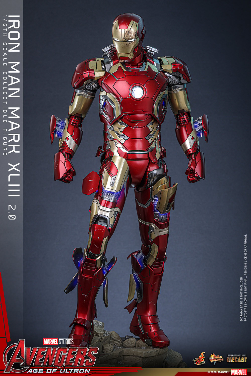 Marvel Iron Man Mark XLIII (2.0) Sixth Scale Figure  Collector Edition (Prototype Shown) View 10