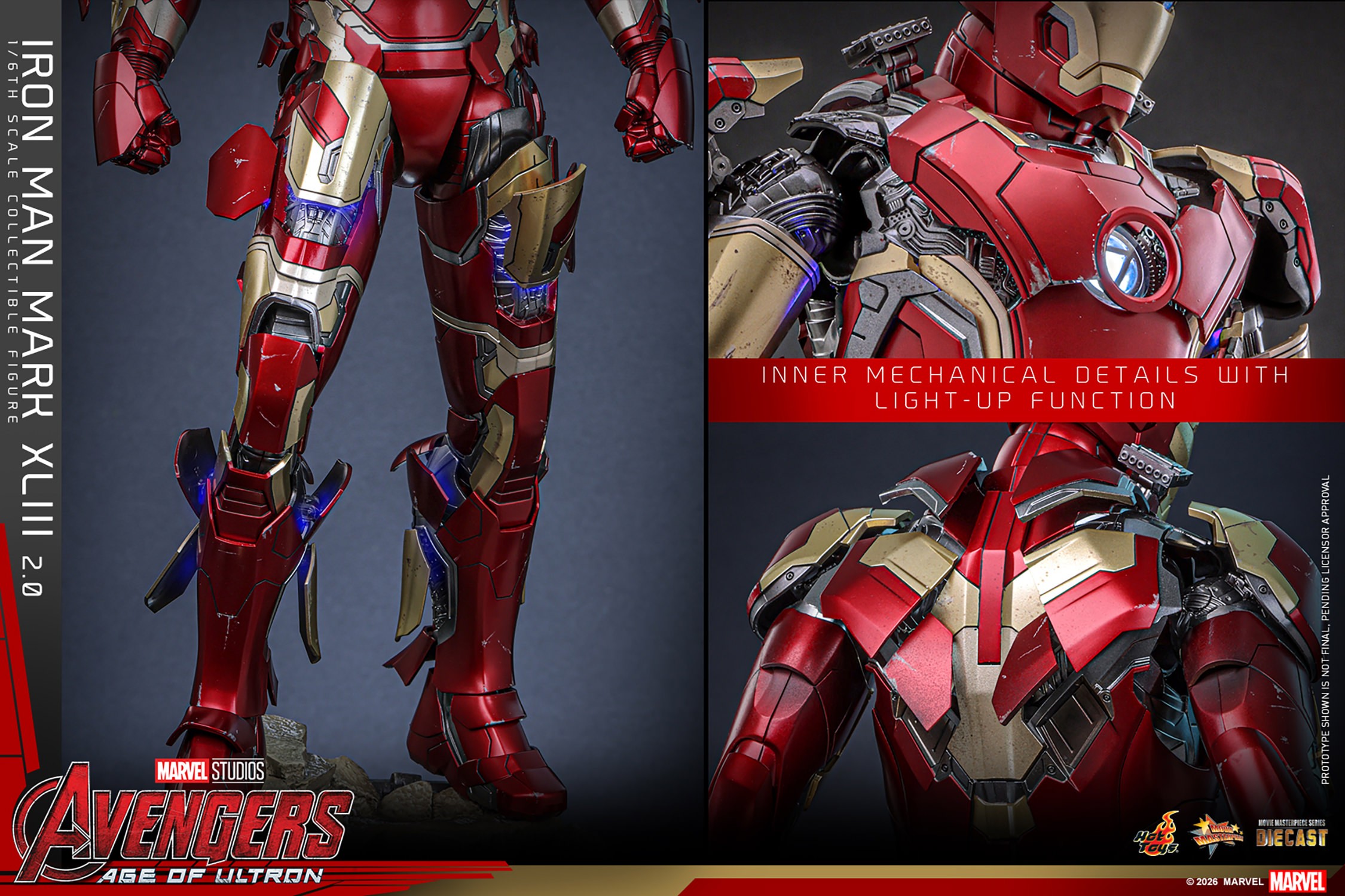 Iron Man Mark XLIII (2.0) Sixth Scale Figure by Hot Toys
