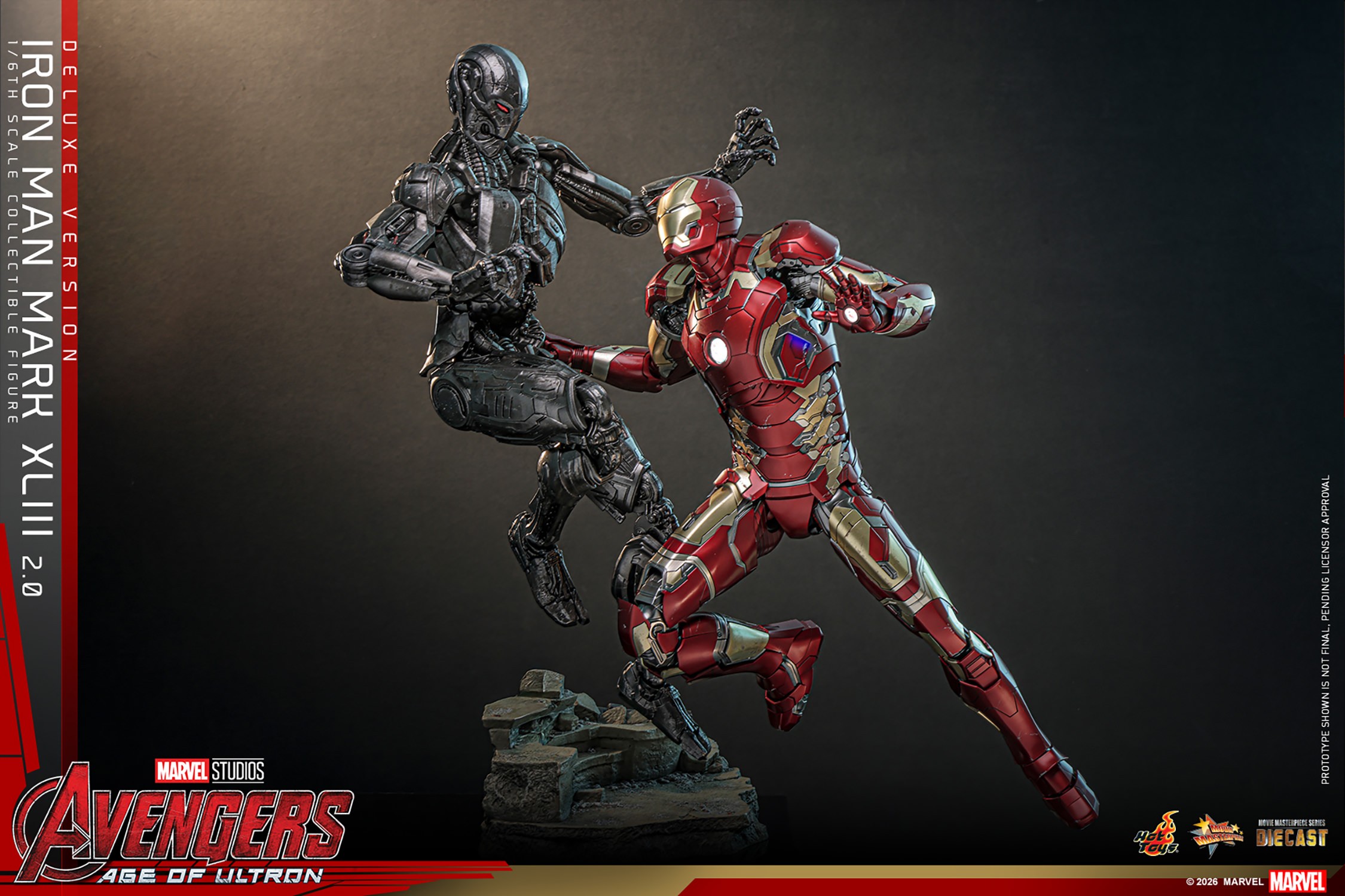Marvel Iron Man Mark XLIII (2.0) (Deluxe Version) Sixth Scale Figure  (Prototype Shown) View 7