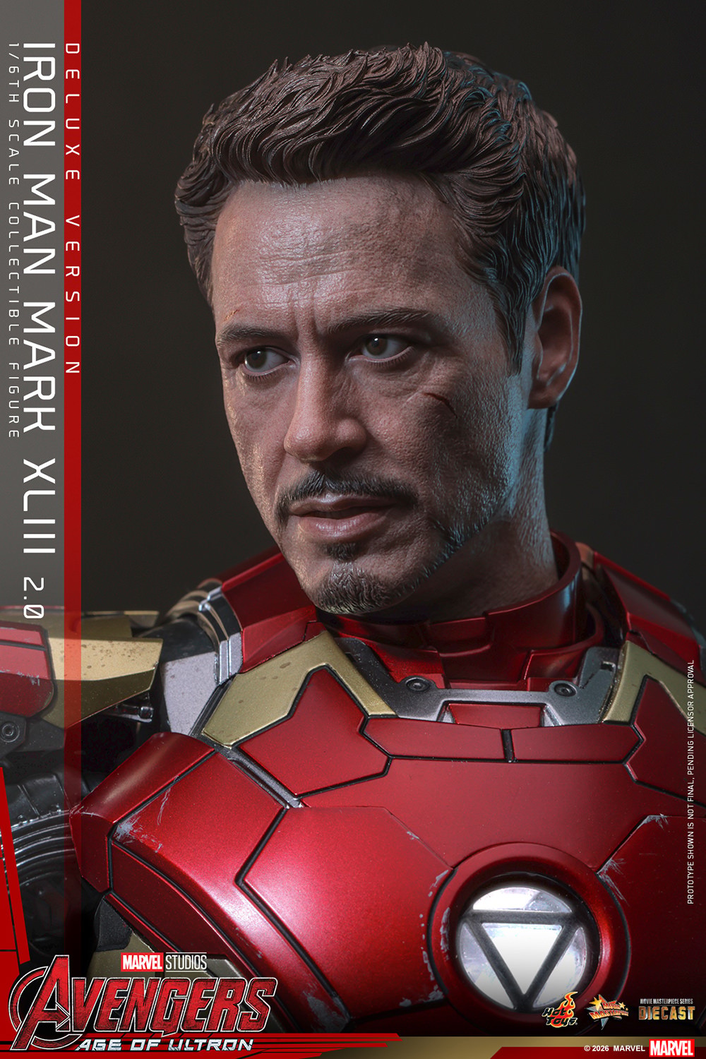 Marvel Iron Man Mark XLIII (2.0) (Deluxe Version) Sixth Scale Figure  (Prototype Shown) View 11