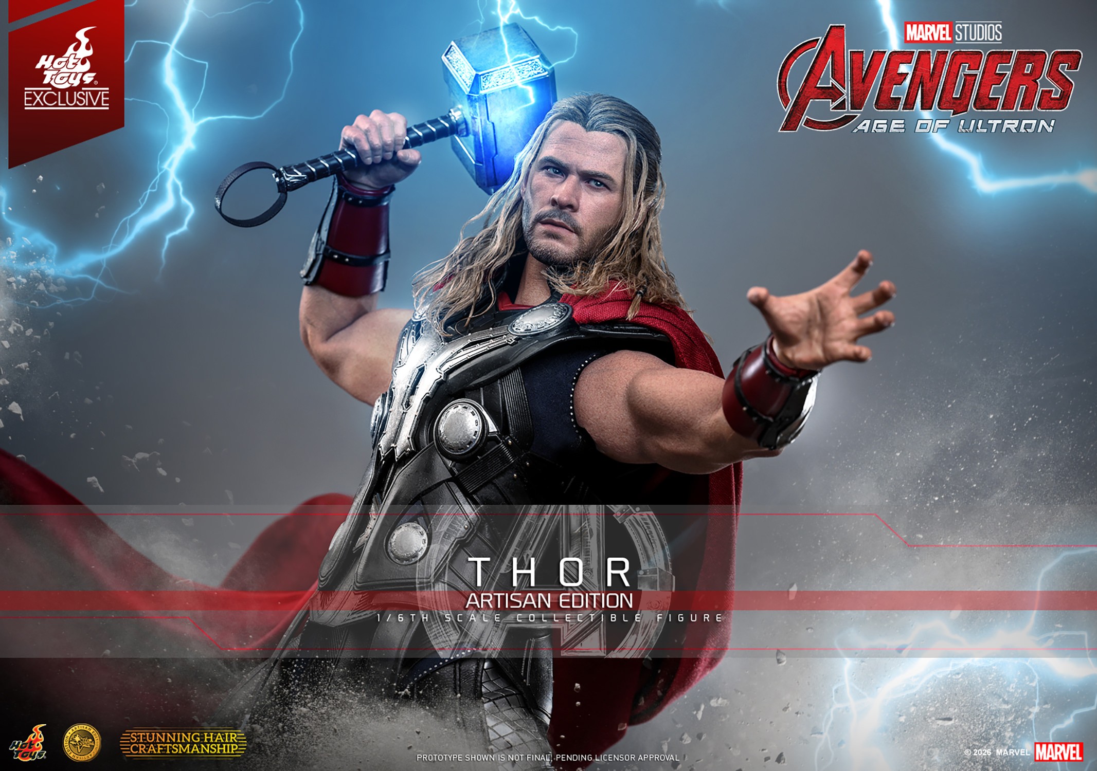 Thor (Artisan Edition) Sixth Scale Figure by Hot Toys | Sideshow