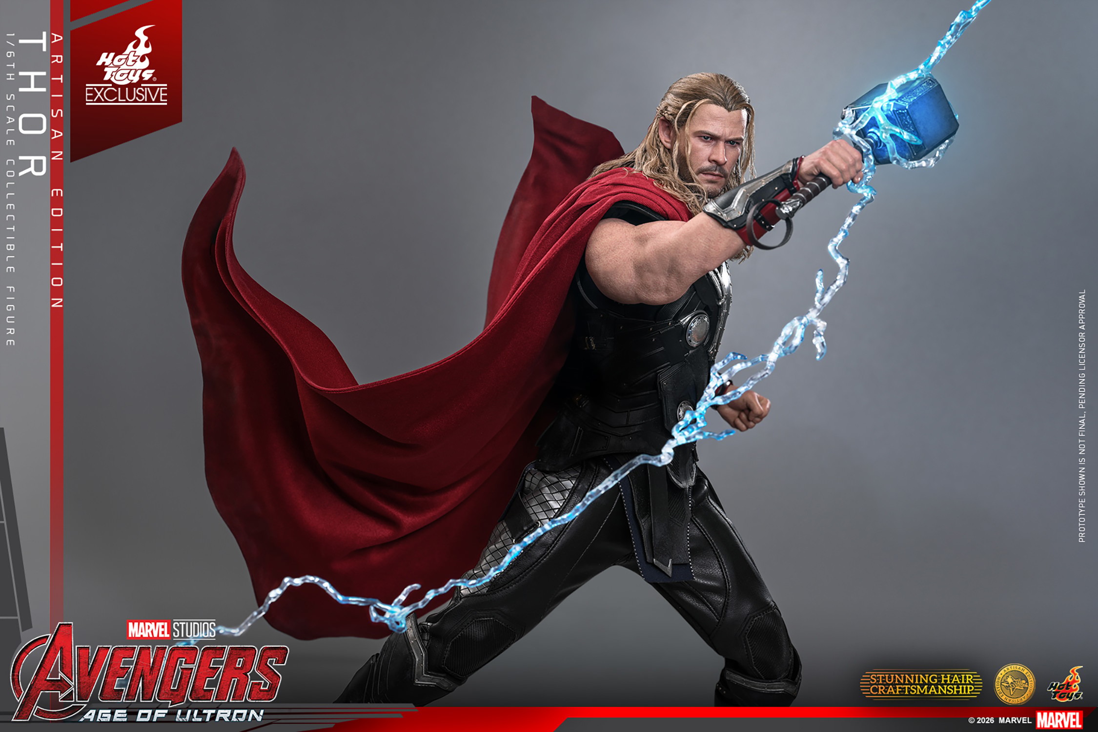 Marvel Thor (Artisan Edition) Sixth Scale Figure  (Prototype Shown) View 8