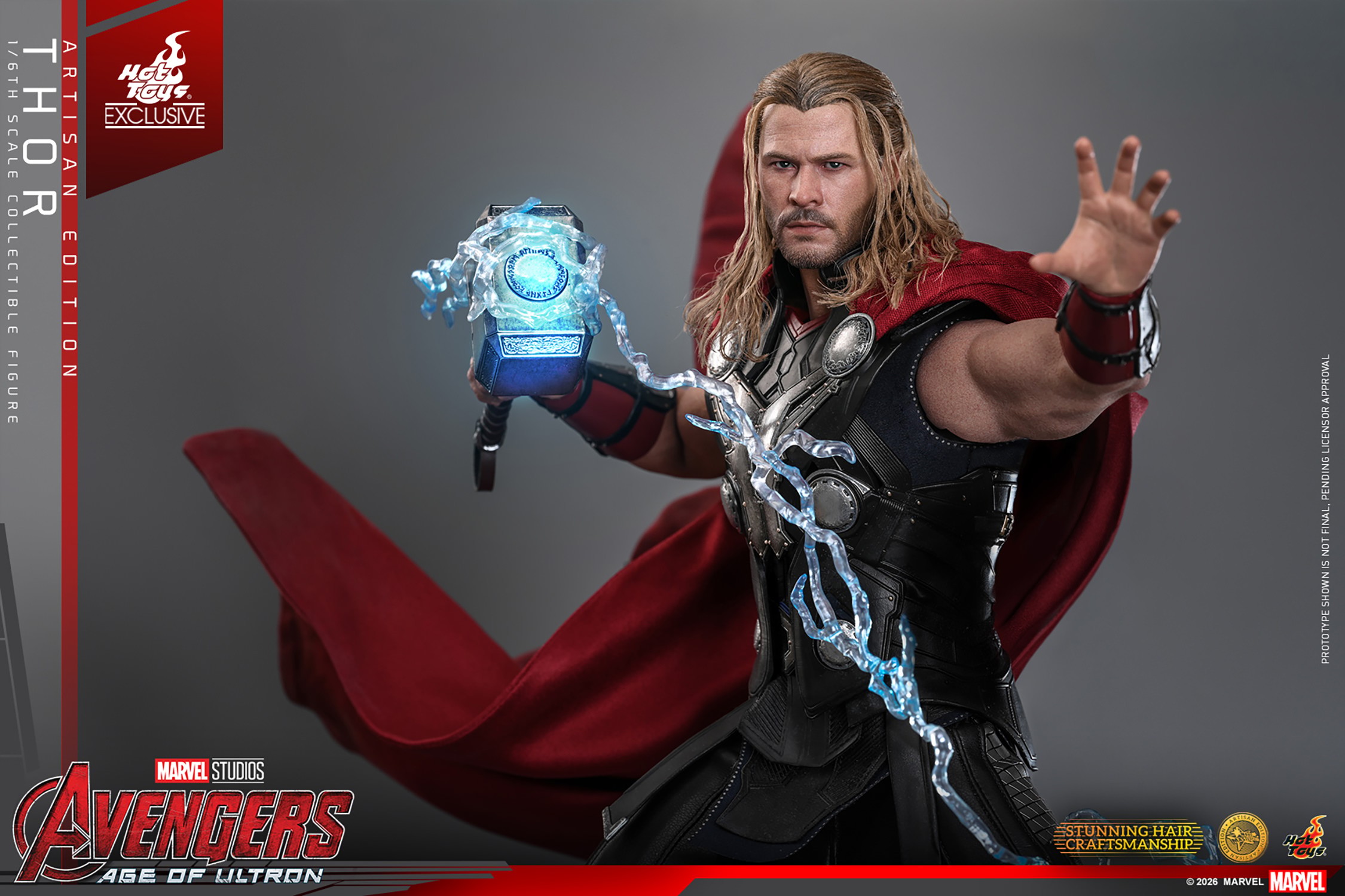 Marvel Thor (Artisan Edition) Sixth Scale Figure  (Prototype Shown) View 9