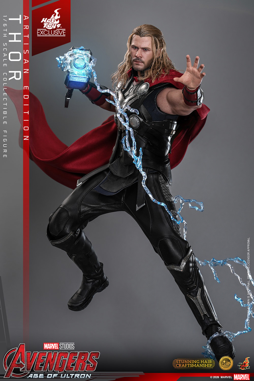 MARVEL ACT/CUT プレミアムフィギュア THOR 6体セット Thor (Artisan Edition) Sixth Scale Figure by Hot Toys | Sideshow