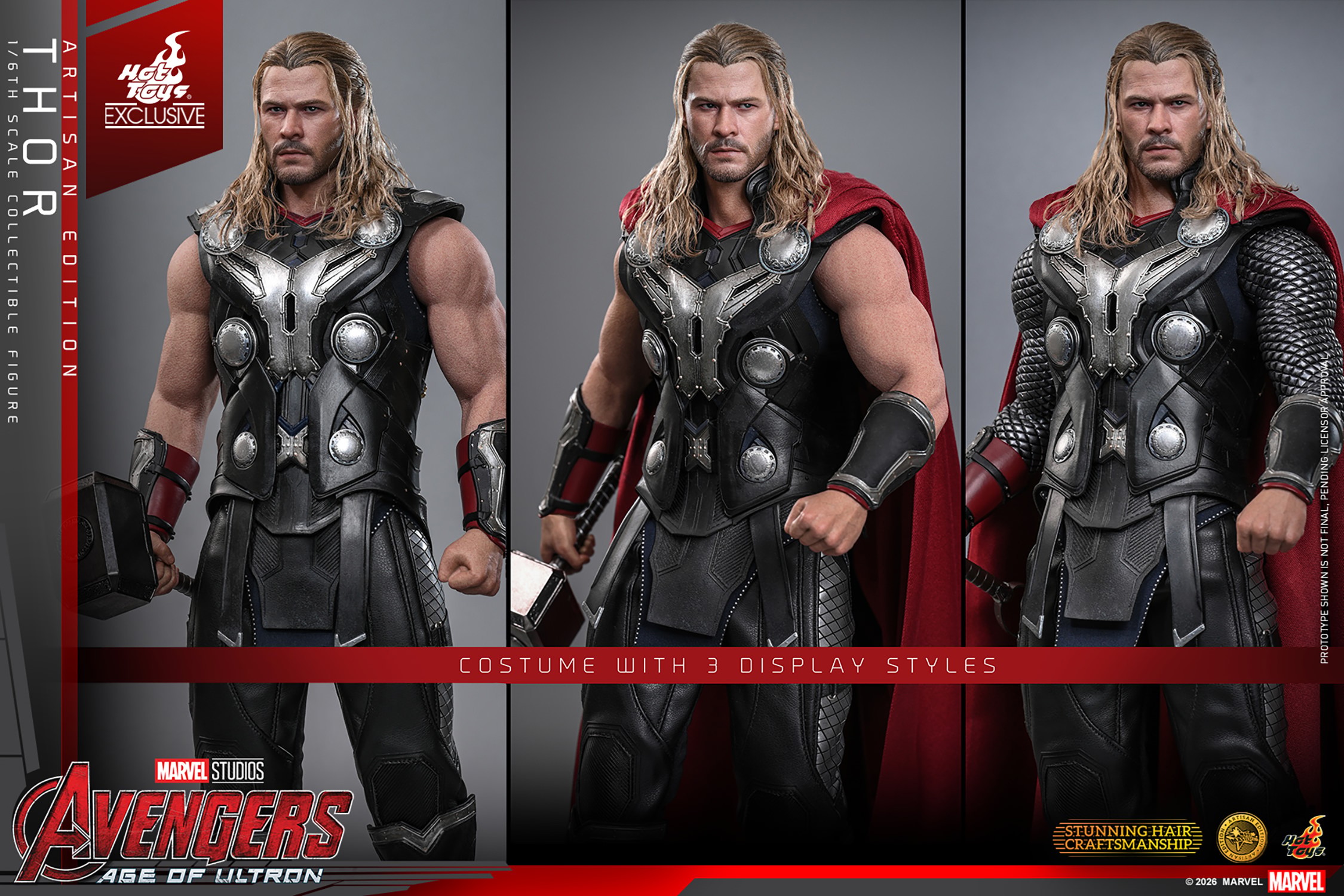 Marvel Thor (Artisan Edition) Sixth Scale Figure  (Prototype Shown) View 21