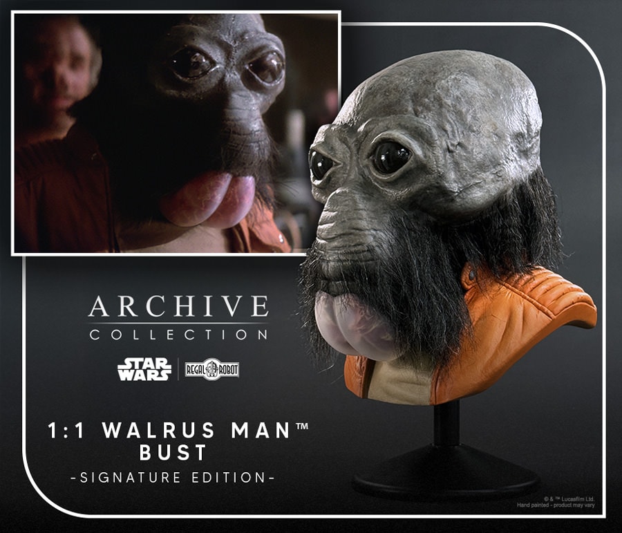 Star Wars Walrus Man Life-Size Bust  (Prototype Shown) View 7