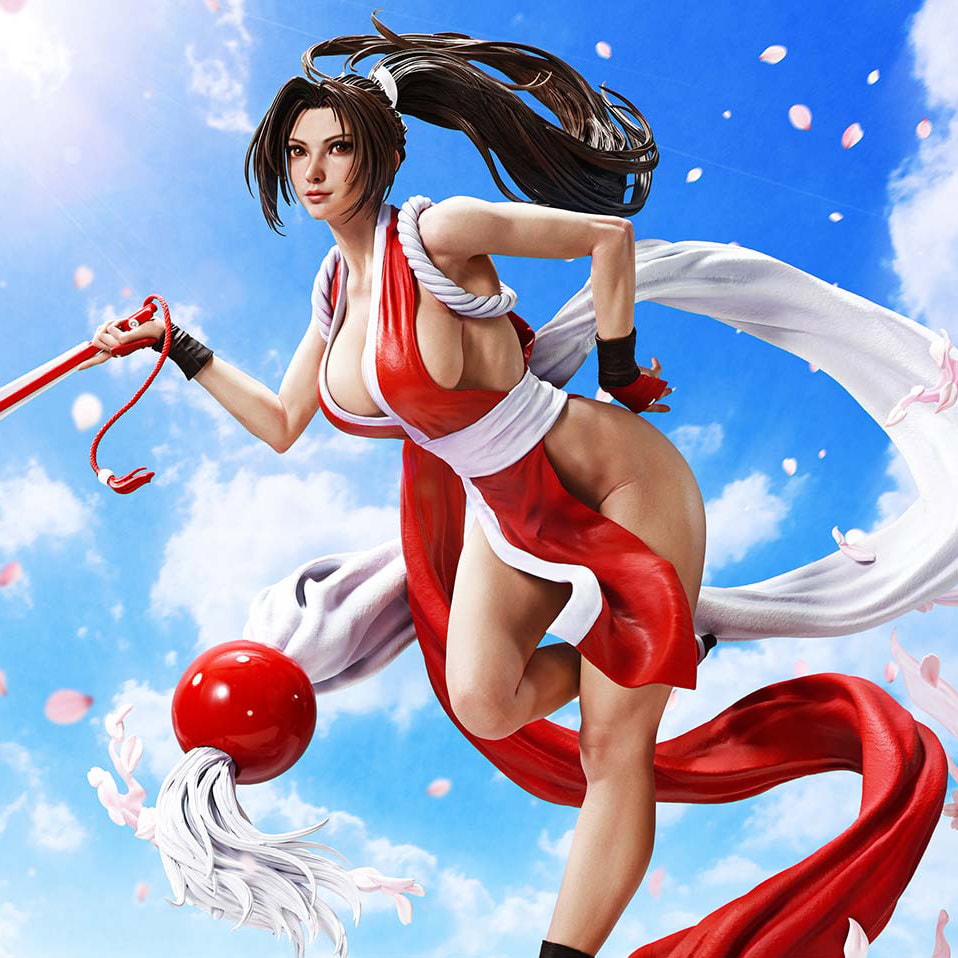 The King of Fighters Mai Shiranui Quarter Scale Statue  (Prototype Shown) View 1