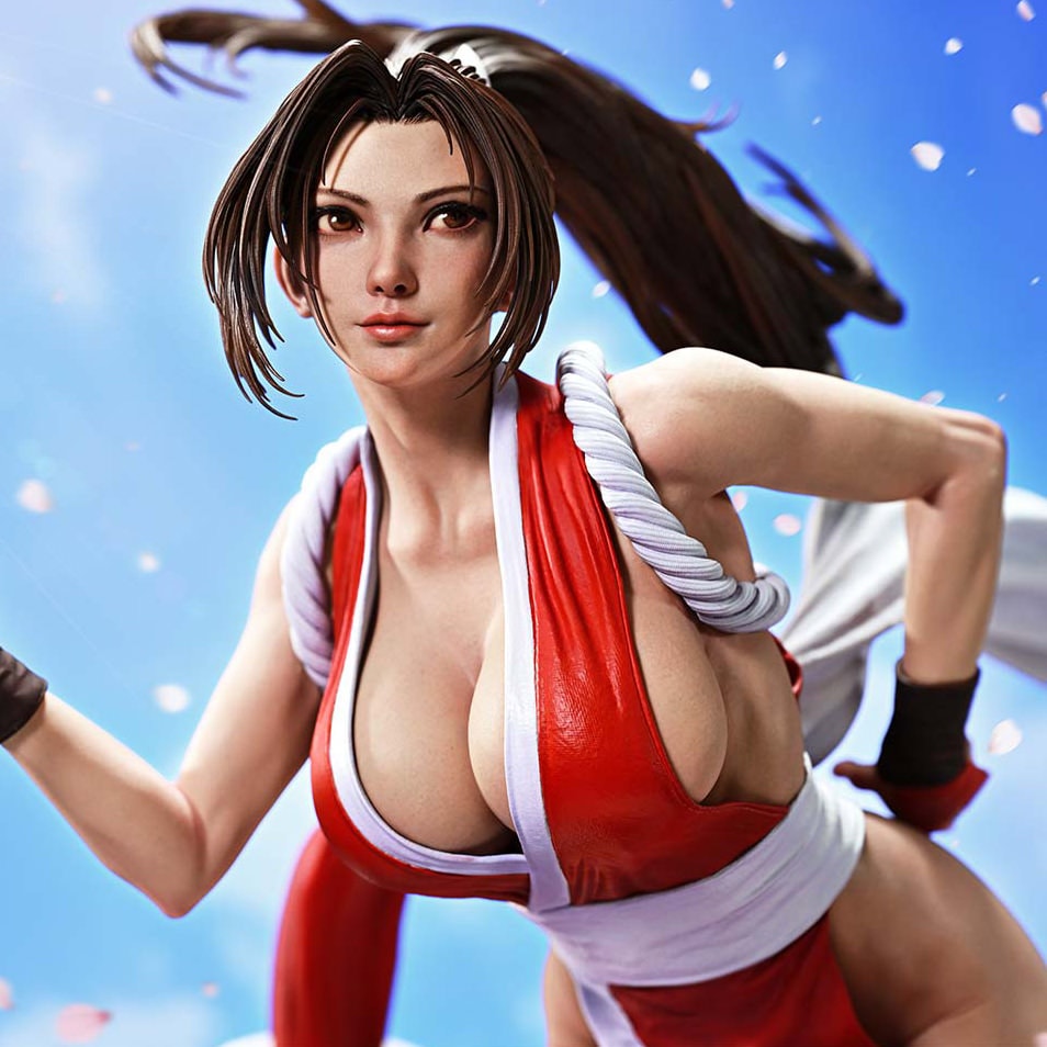 The King of Fighters Mai Shiranui Quarter Scale Statue  (Prototype Shown) View 5
