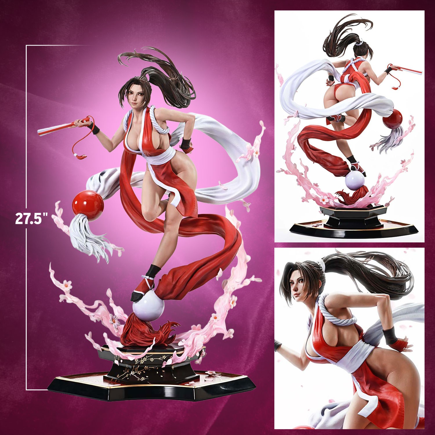 The King of Fighters Mai Shiranui Quarter Scale Statue  (Prototype Shown) View 2