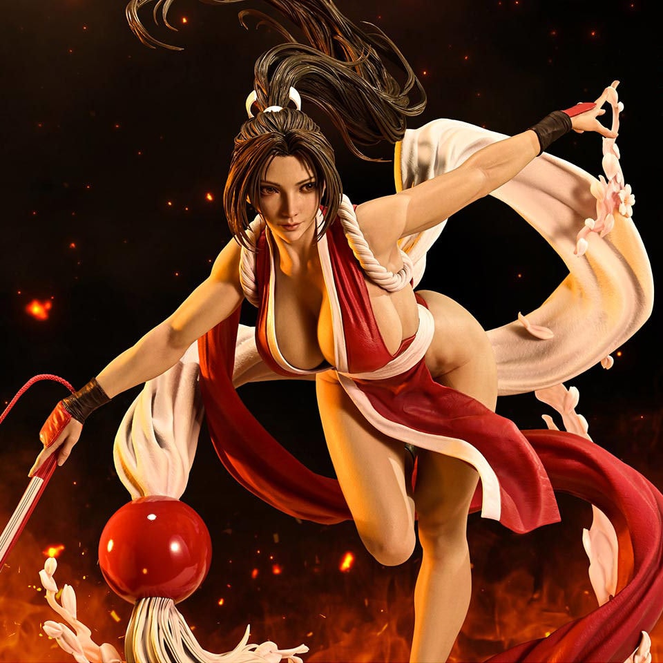 The King of Fighters Mai Shiranui (Ultimate Version) Quarter Scale Statue  (Prototype Shown) View 3