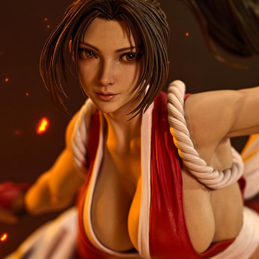 The King of Fighters Mai Shiranui (Ultimate Version) Quarter Scale Statue  (Prototype Shown) View 5