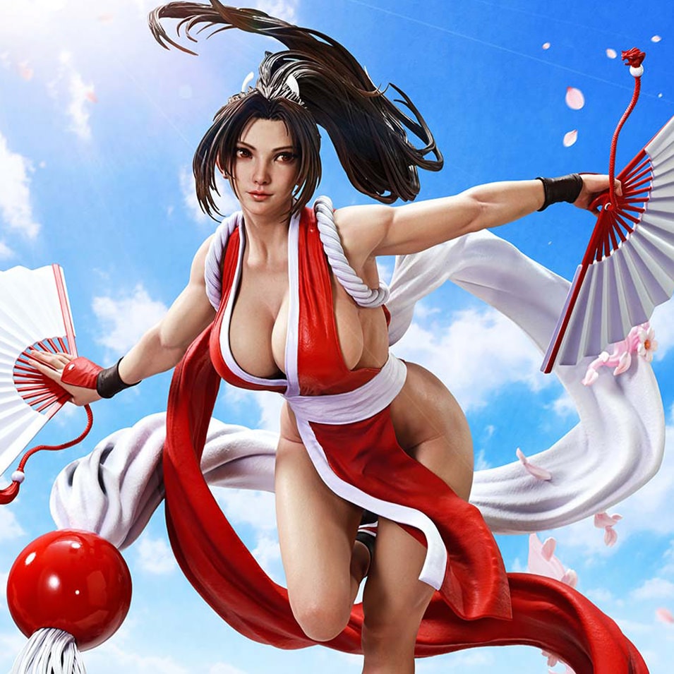 The King of Fighters Mai Shiranui (Ultimate Bonus Version) Quarter Scale Statue  (Prototype Shown) View 1