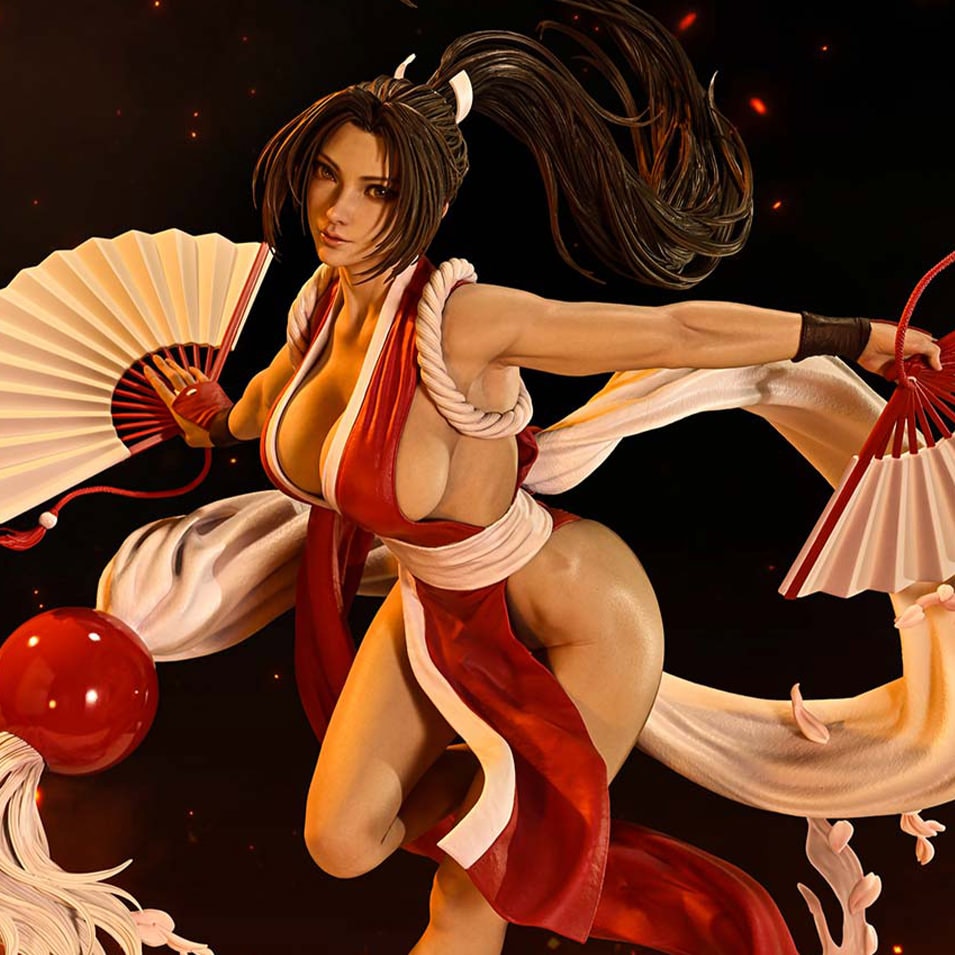 The King of Fighters Mai Shiranui (Ultimate Bonus Version) Quarter Scale Statue  (Prototype Shown) View 3