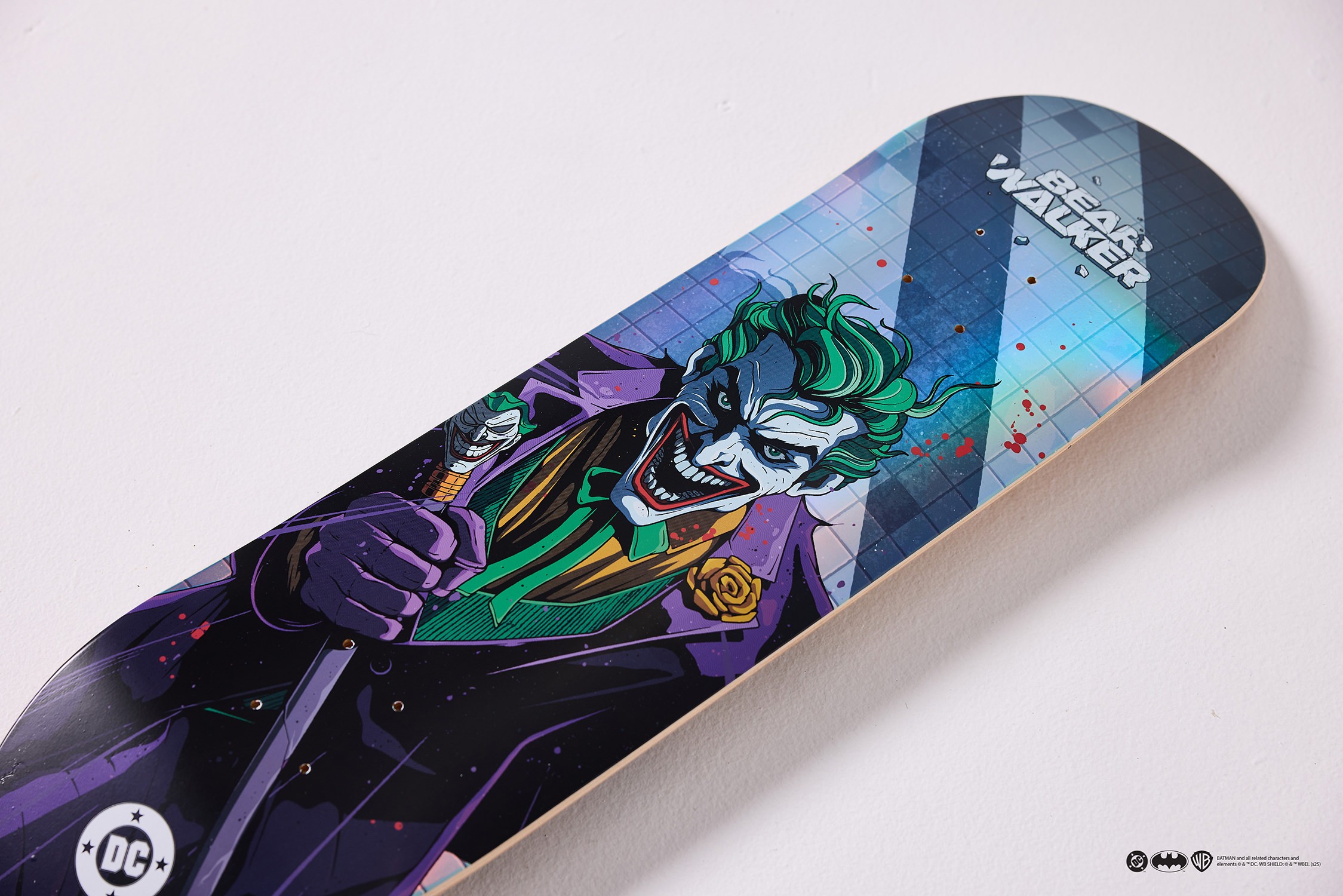 DC Comics The Joker Skateboard Deck  (Prototype Shown) View 3