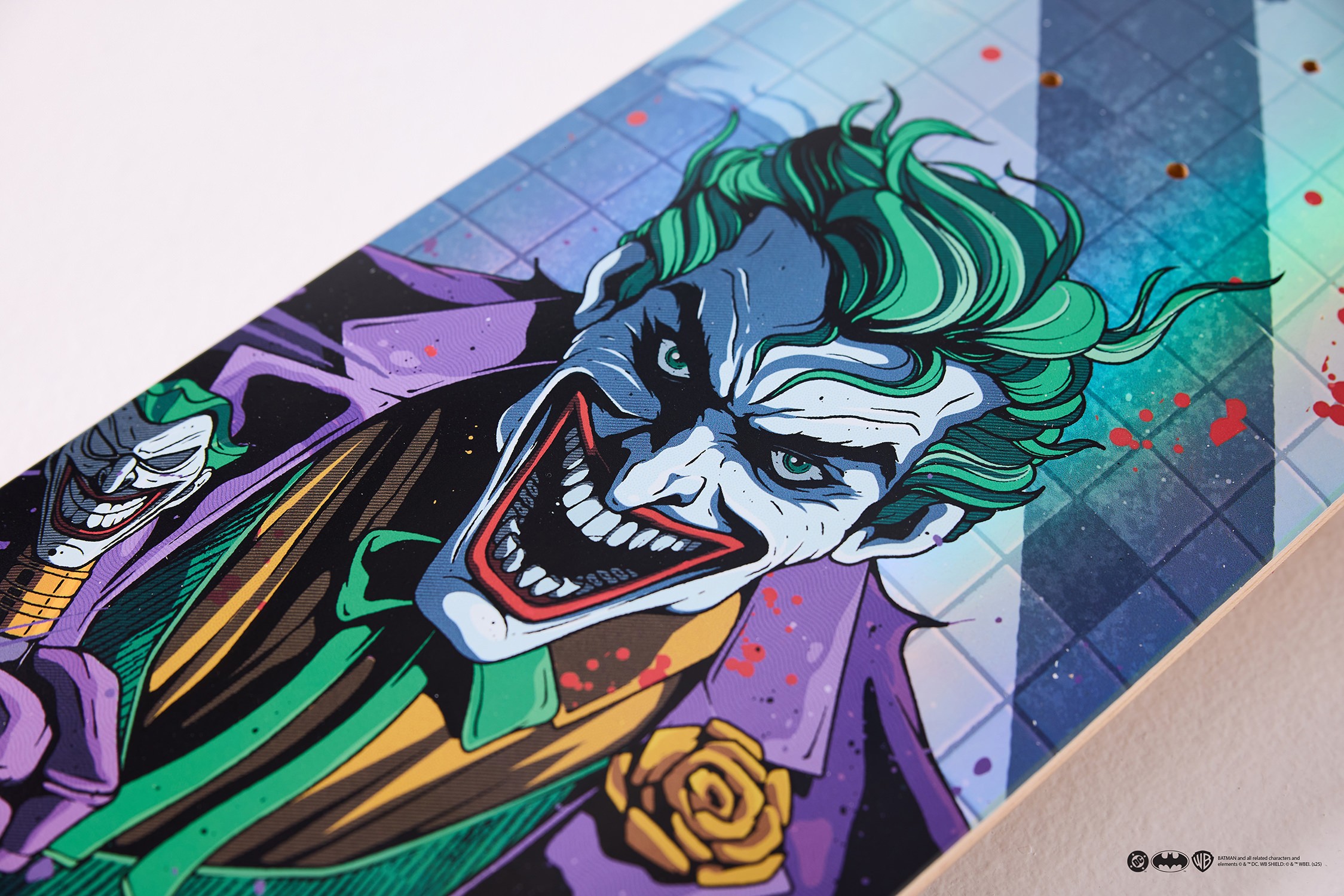 DC Comics The Joker Skateboard Deck  (Prototype Shown) View 8