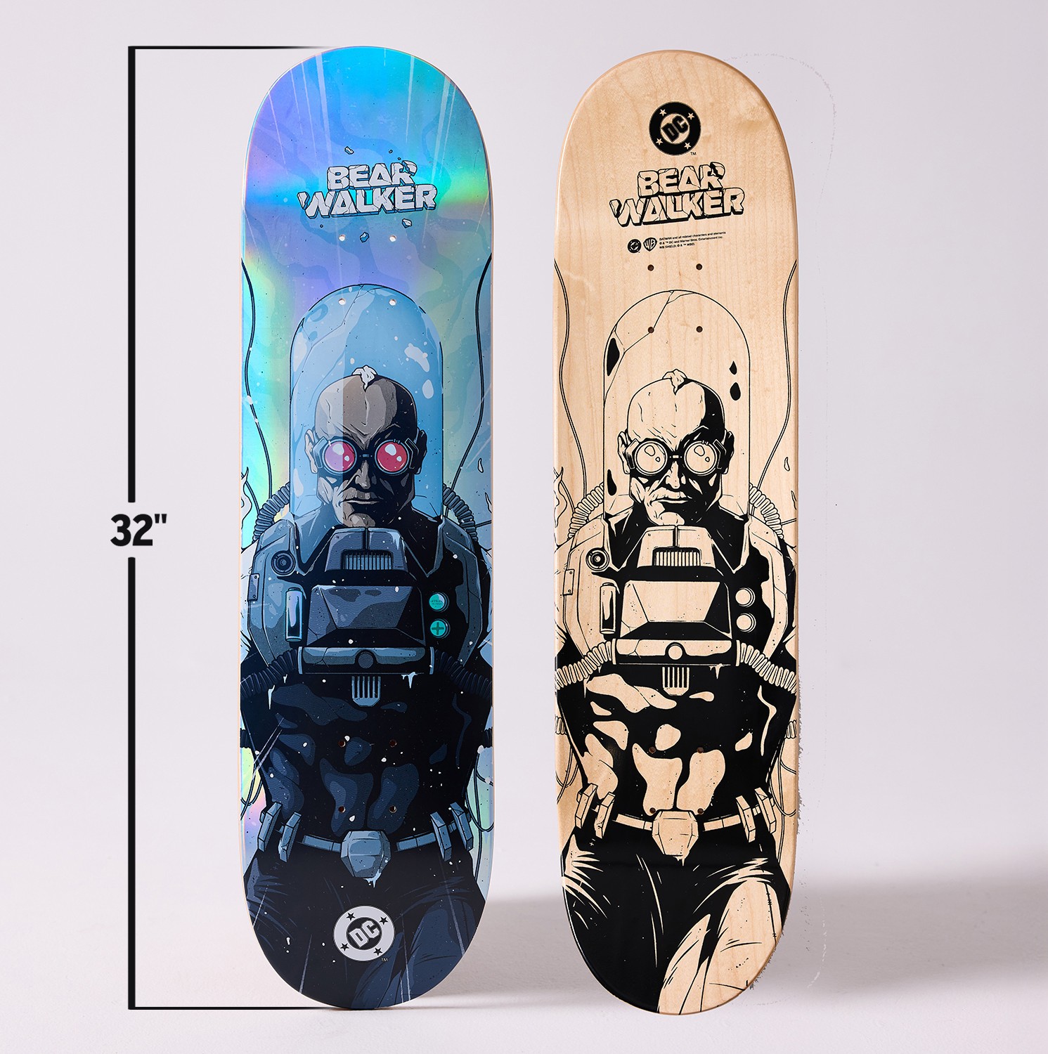 DC Comics Mr. Freeze Skateboard Deck  (Prototype Shown) View 2
