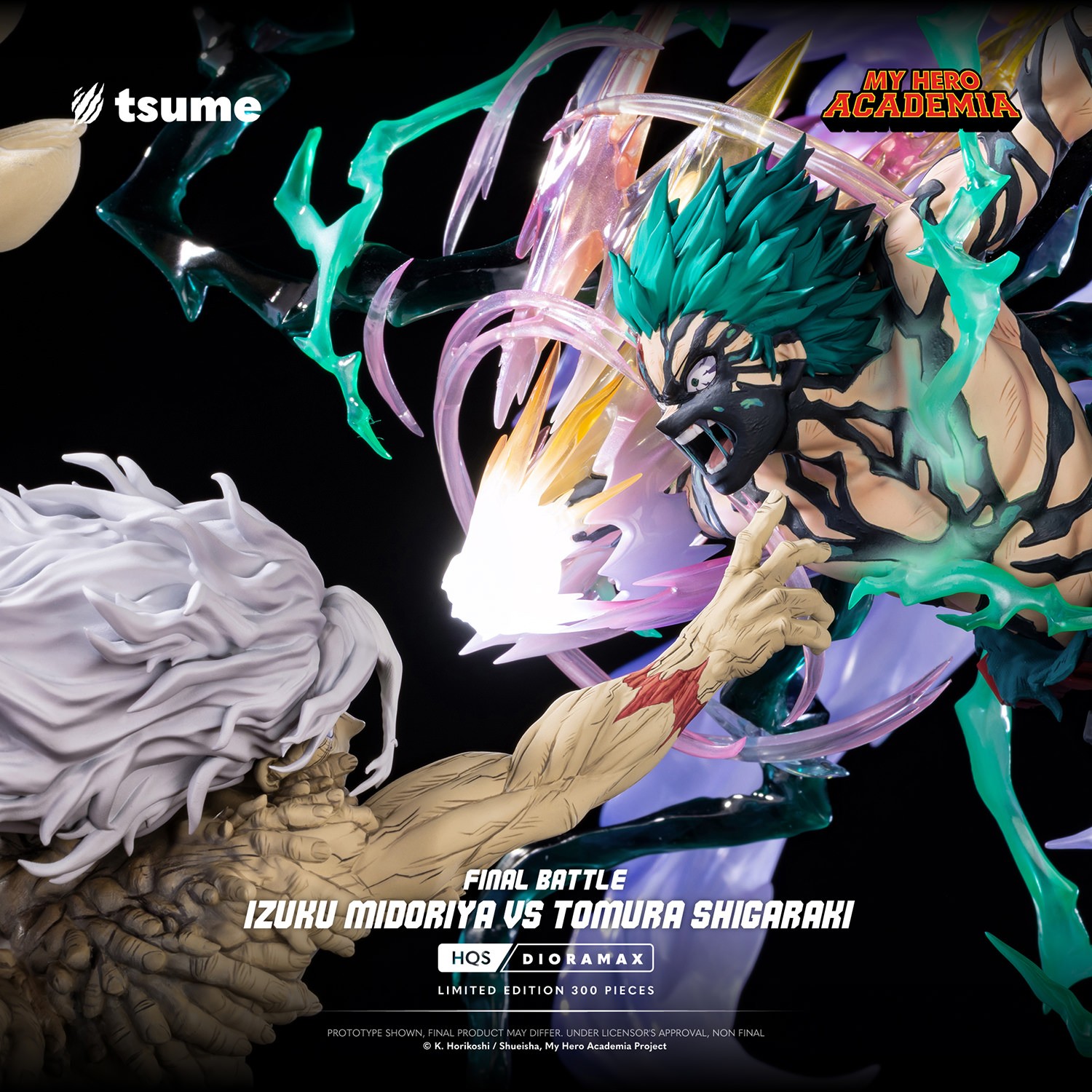 Final Battle: Izuku Midoriya Vs Tomura Shigaraki Statue by Tsume
