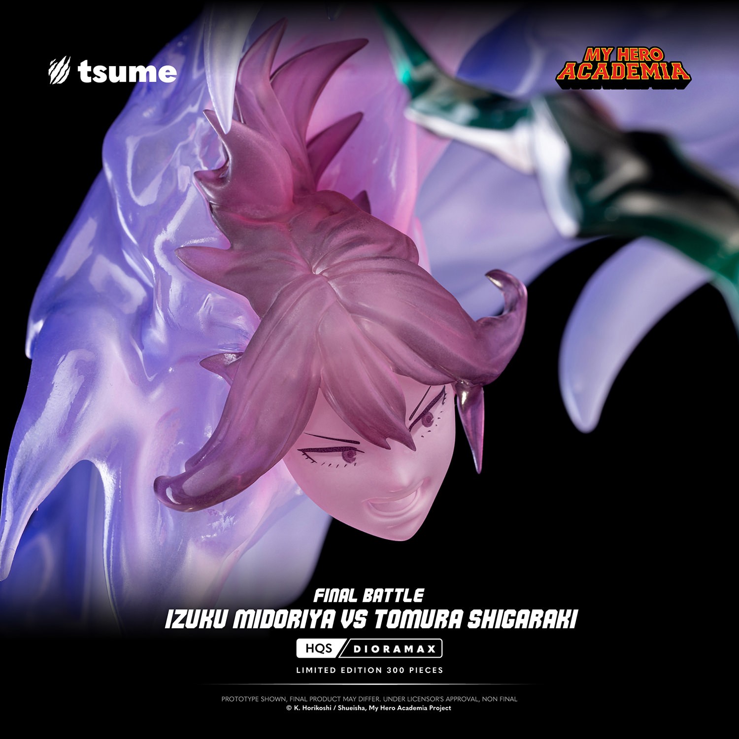My Hero Academia Final Battle: Izuku Midoriya vs Tomura Shigaraki Statues  (Prototype Shown) View 13