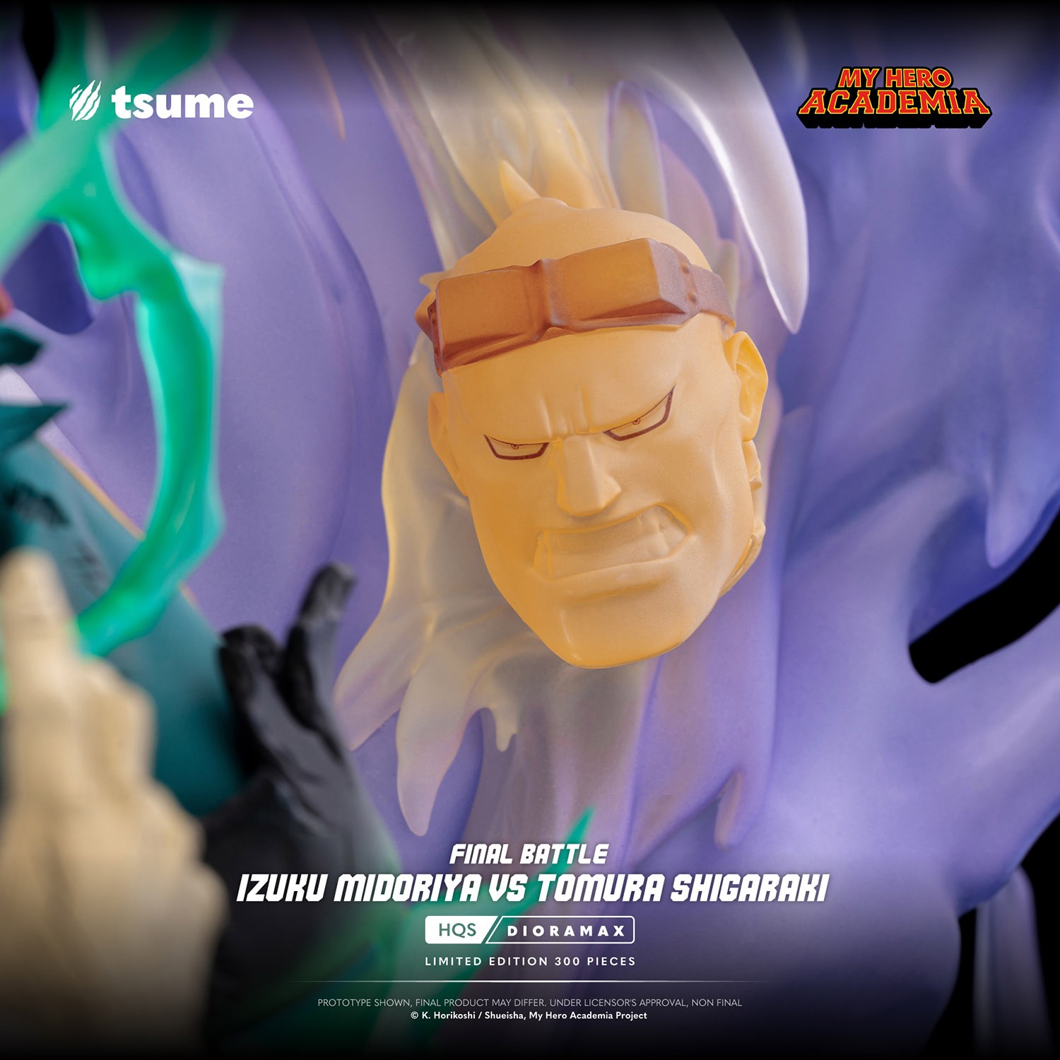 My Hero Academia Final Battle: Izuku Midoriya vs Tomura Shigaraki Statues  (Prototype Shown) View 15