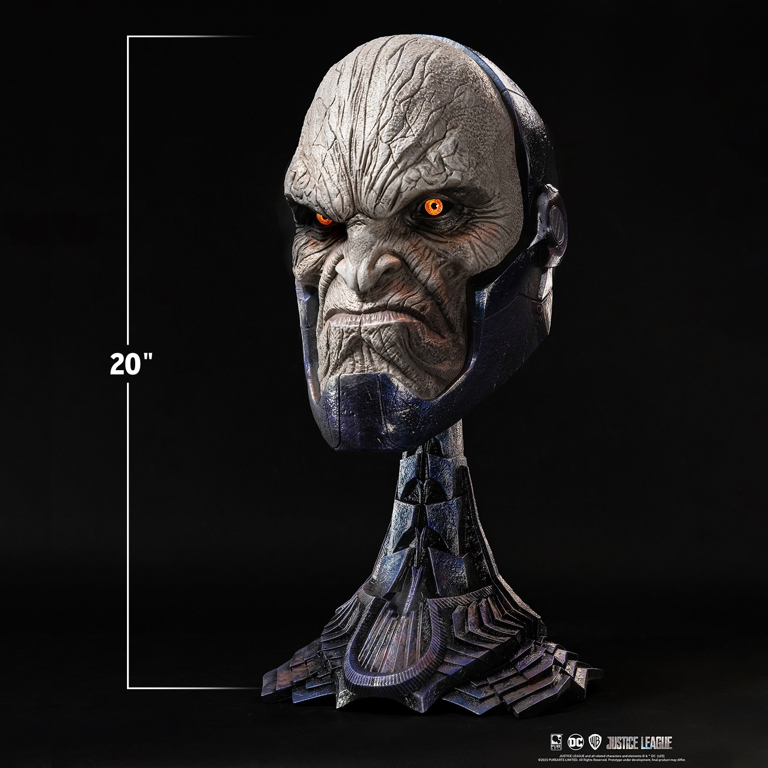 DC Comics Darkseid Art Mask Life-Size Bust  (Prototype Shown) View 2