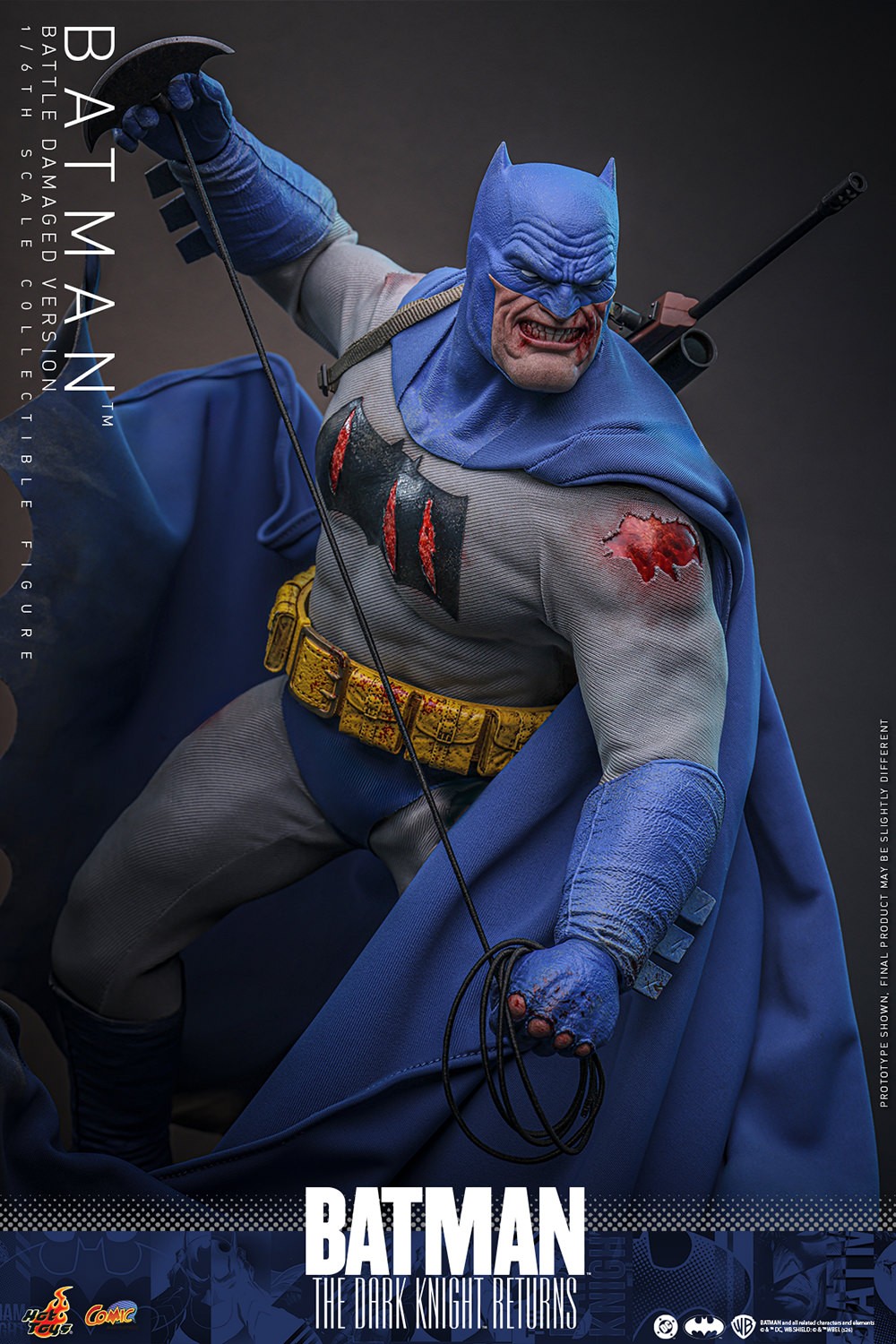 DC Comics Batman™ (Battle Damaged Version) Sixth Scale Figure  (Prototype Shown) View 1