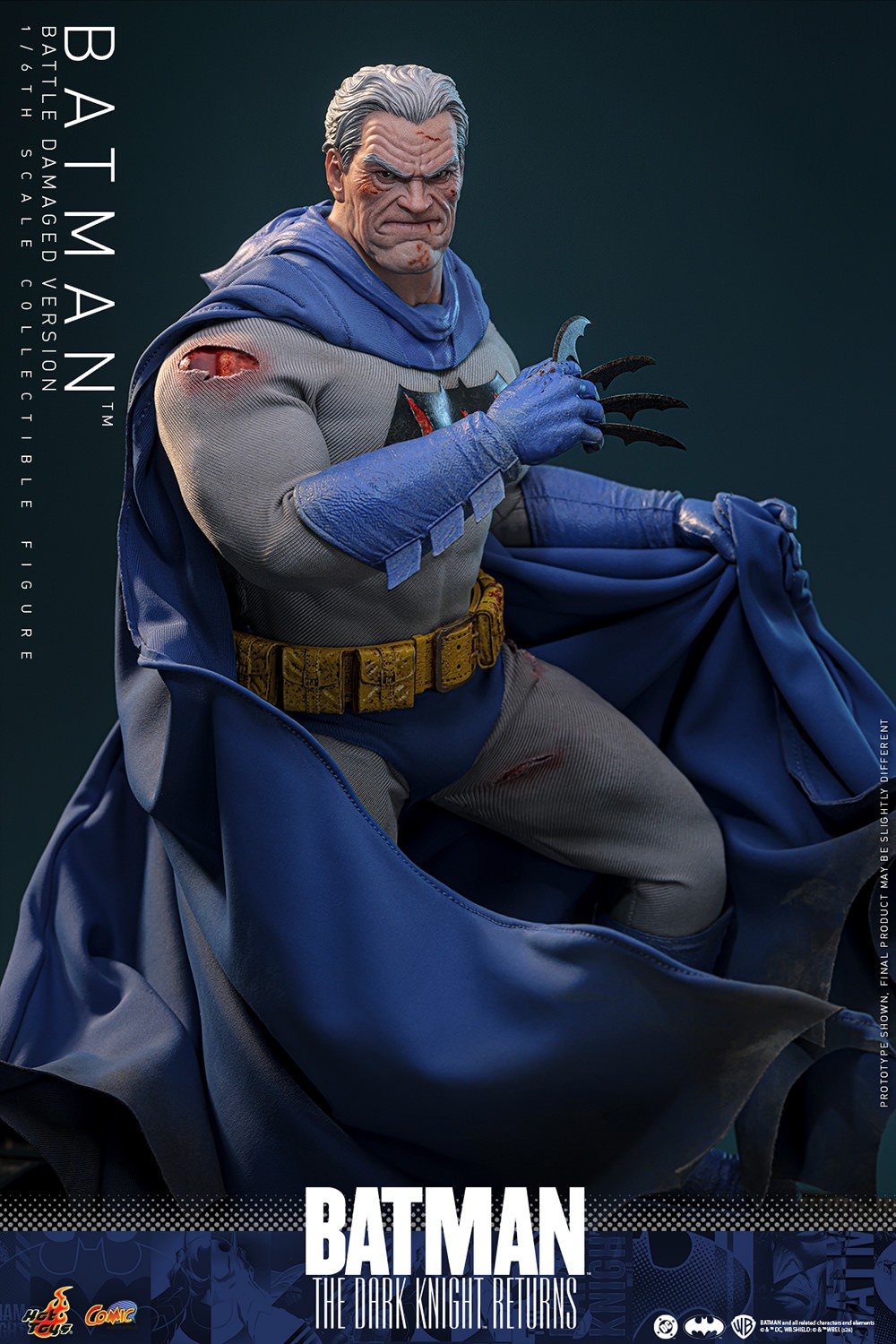 DC Comics Batman™ (Battle Damaged Version) Sixth Scale Figure  (Prototype Shown) View 3