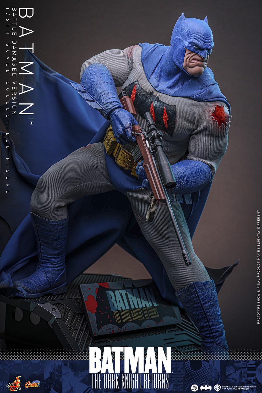 DC Comics Batman™ (Battle Damaged Version) Sixth Scale Figure  (Prototype Shown) View 4