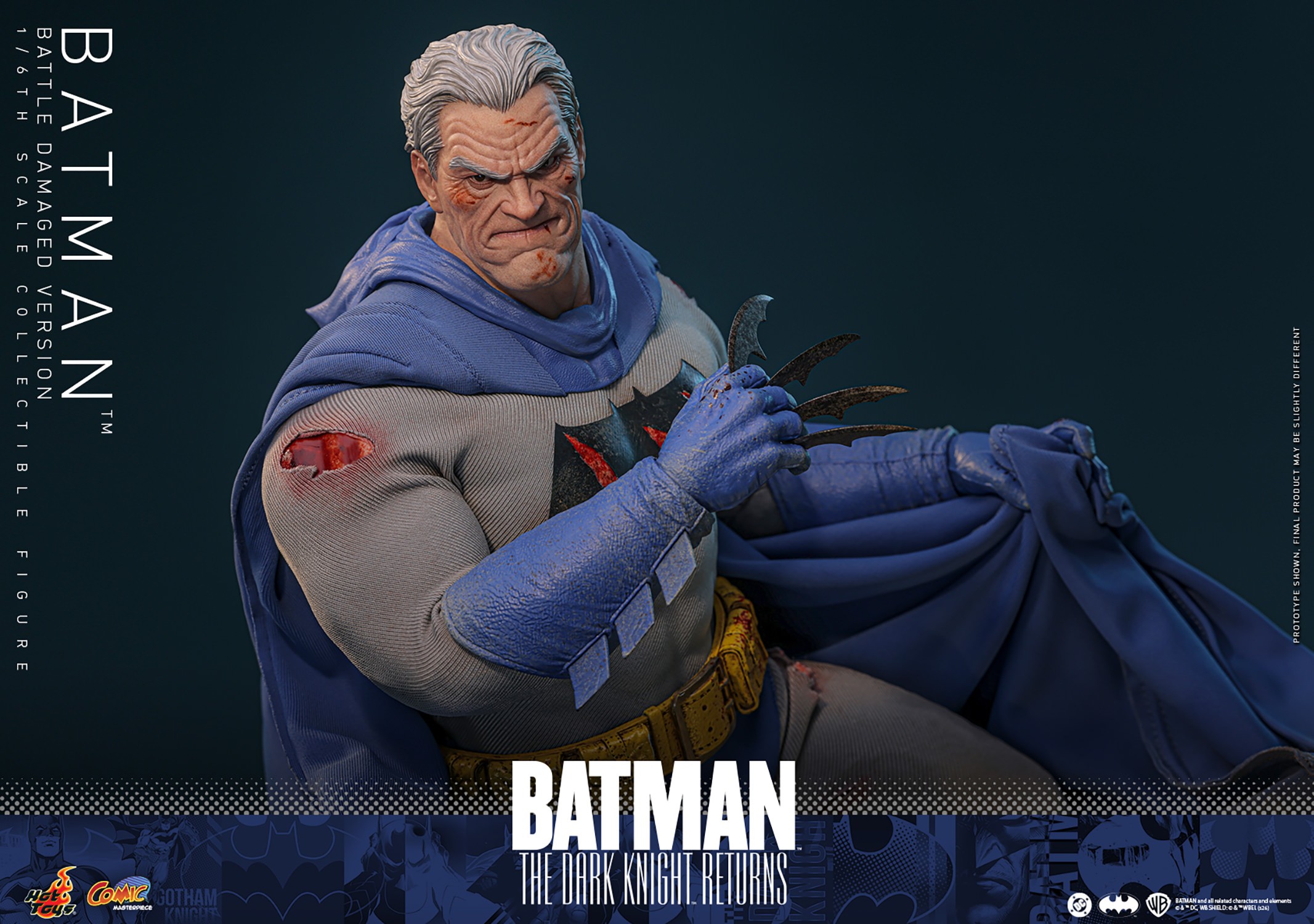DC Comics Batman™ (Battle Damaged Version) Sixth Scale Figure  (Prototype Shown) View 8