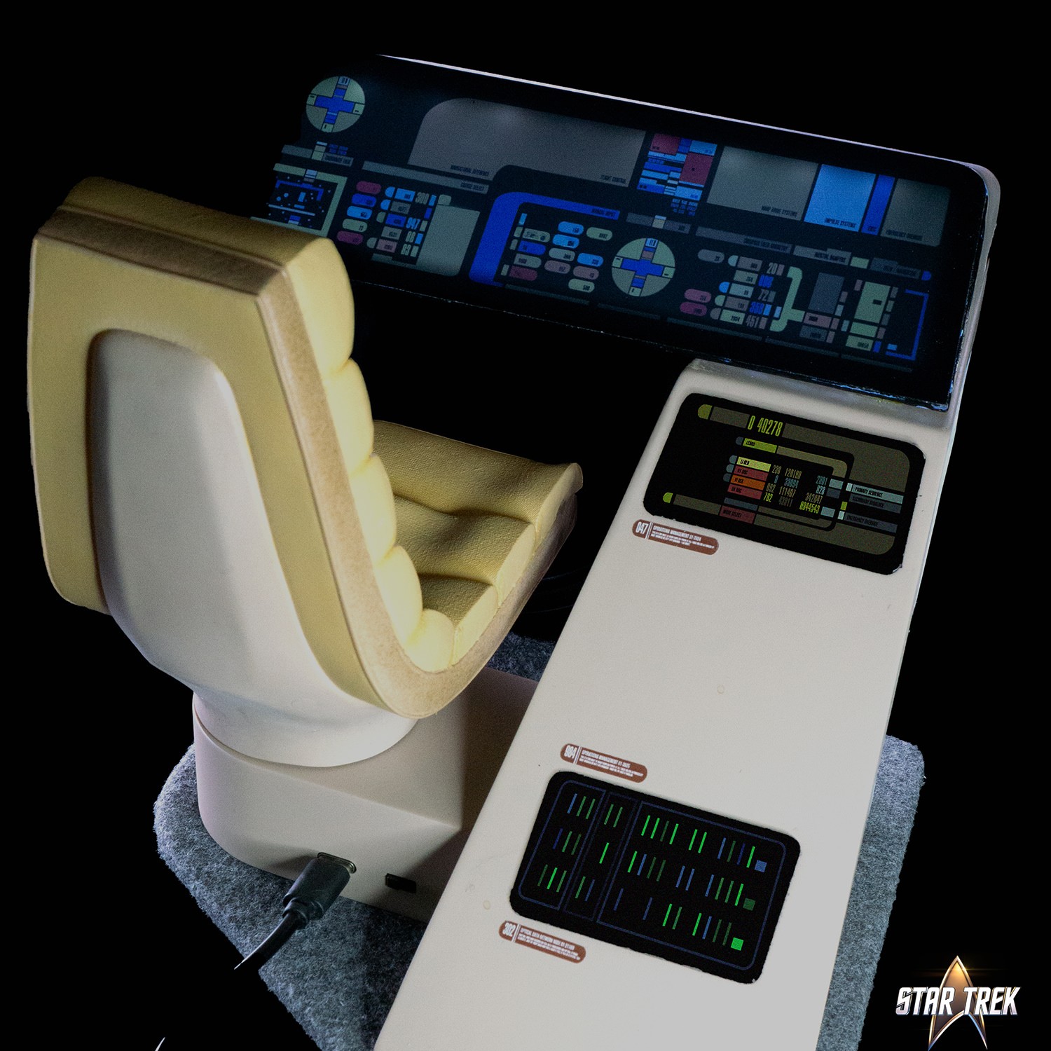 Star Trek CONN Bridge Console Scaled Replica  (Prototype Shown) View 4