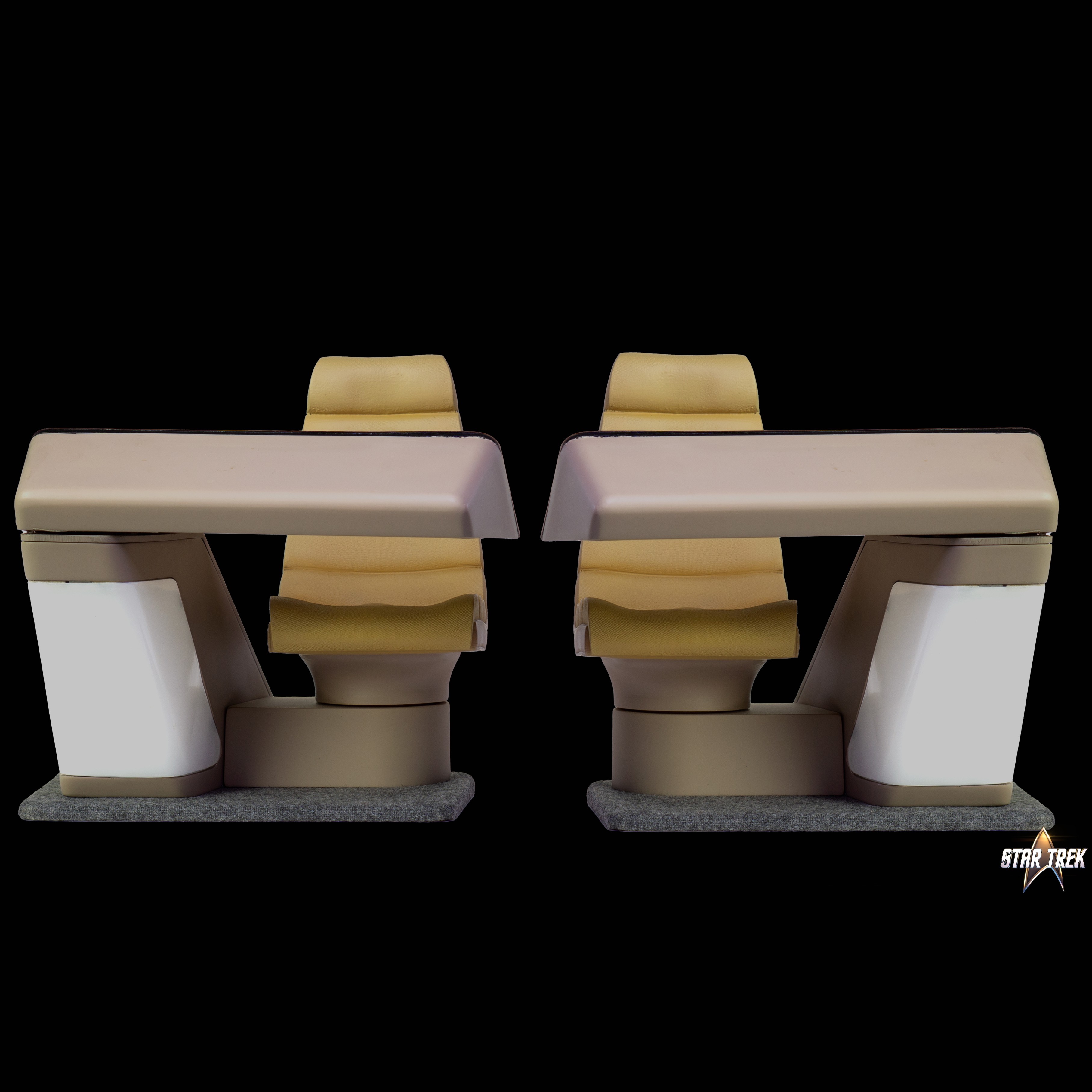 Star Trek Bridge Consoles Set Scaled Replica  (Prototype Shown) View 2