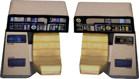 Star Trek Bridge Consoles Set Scaled Replica  (Prototype Shown) View 13