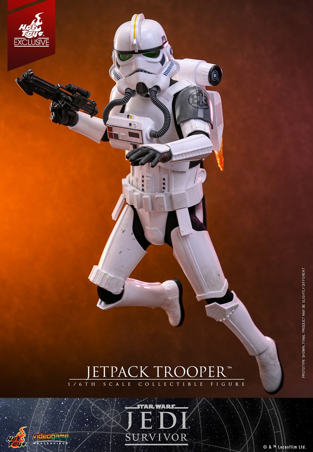 Star Wars Jetpack Trooper Sixth Scale Figure  (Prototype Shown) View 12