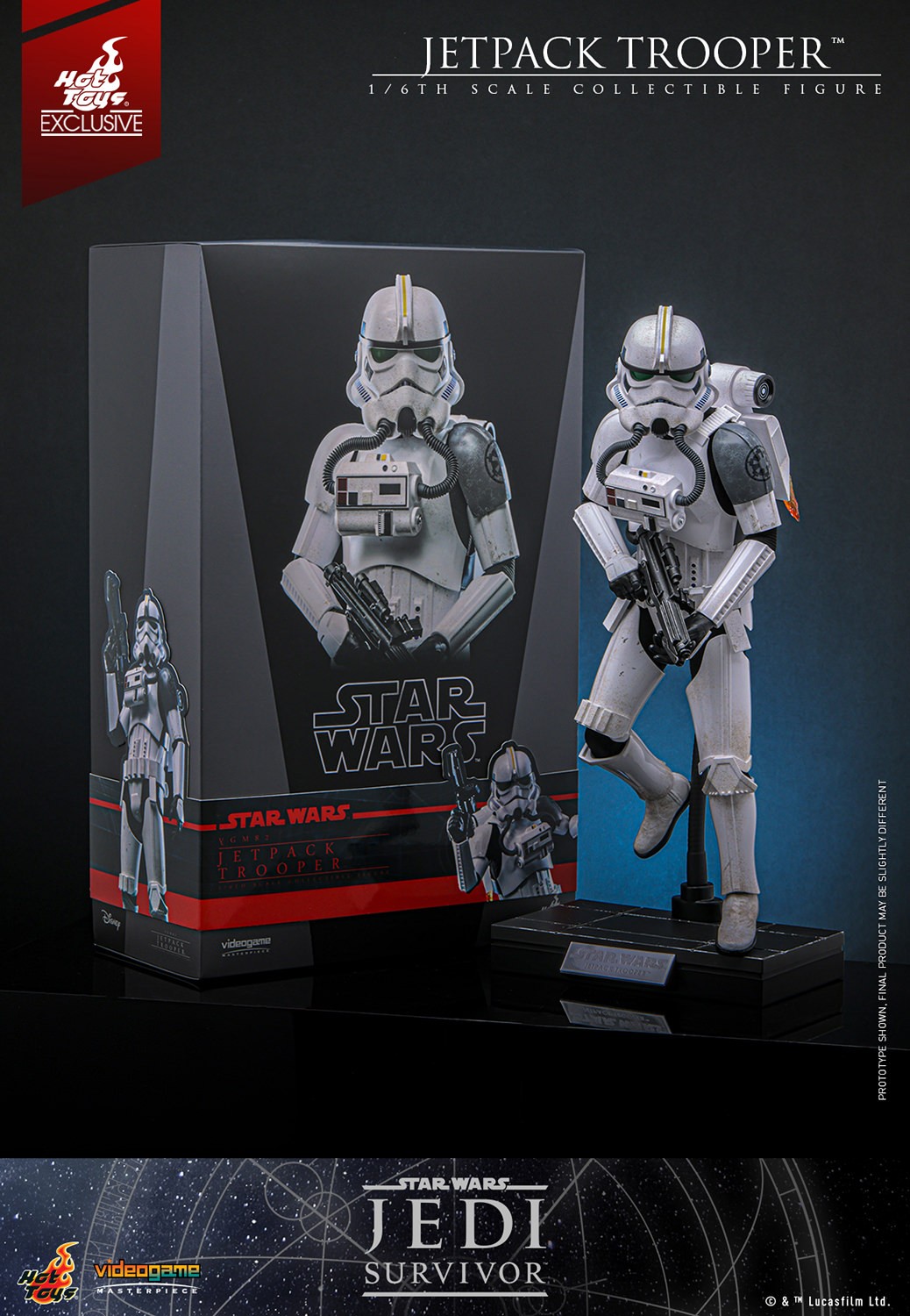 Star Wars Jetpack Trooper Sixth Scale Figure  (Prototype Shown) View 17