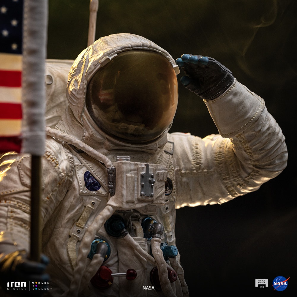 NASA Apollo 11 Astronaut Quarter Scale Statue  (Prototype Shown) View 5