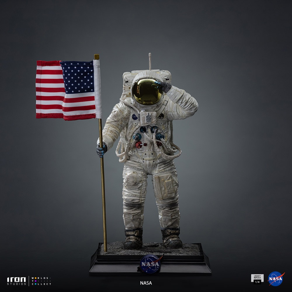 NASA Apollo 11 Astronaut Quarter Scale Statue  (Prototype Shown) View 9