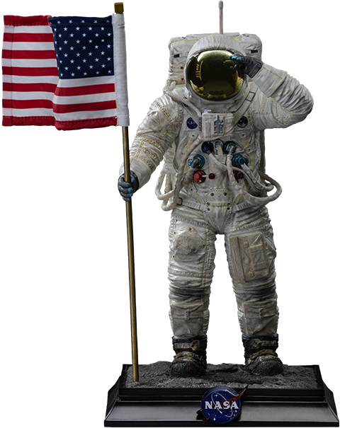 NASA Apollo 11 Astronaut Quarter Scale Statue  (Prototype Shown) View 13