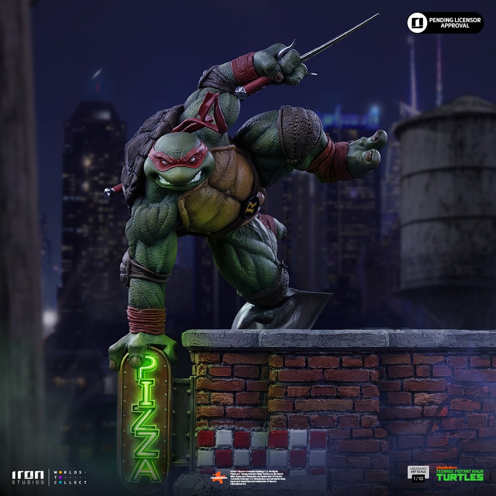 Teenage Mutant Ninja Turtles Raphael Unleashed 1:10 Scale Statue  (Prototype Shown) View 1