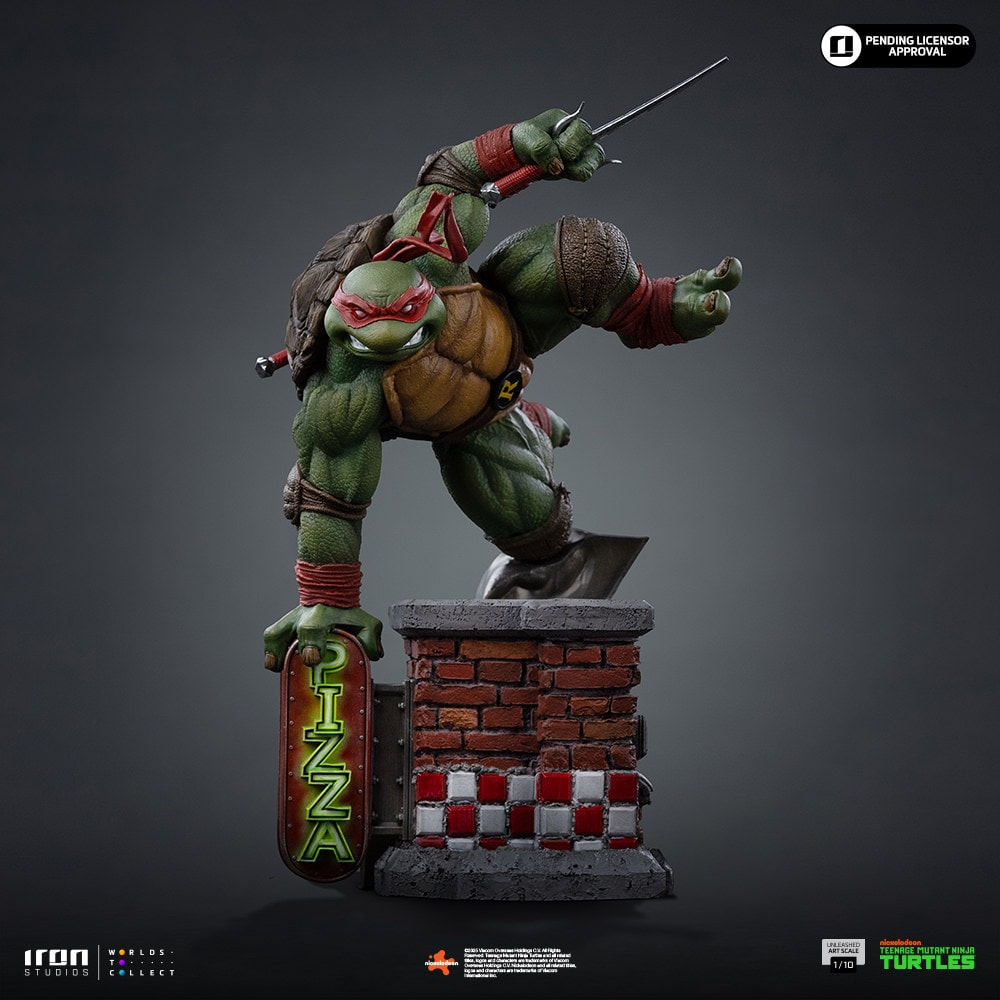 Teenage Mutant Ninja Turtles Raphael Unleashed 1:10 Scale Statue  (Prototype Shown) View 12