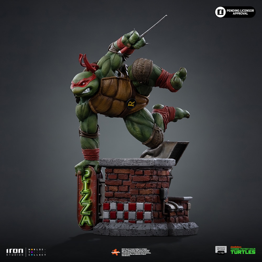 Teenage Mutant Ninja Turtles Raphael Unleashed 1:10 Scale Statue  (Prototype Shown) View 13