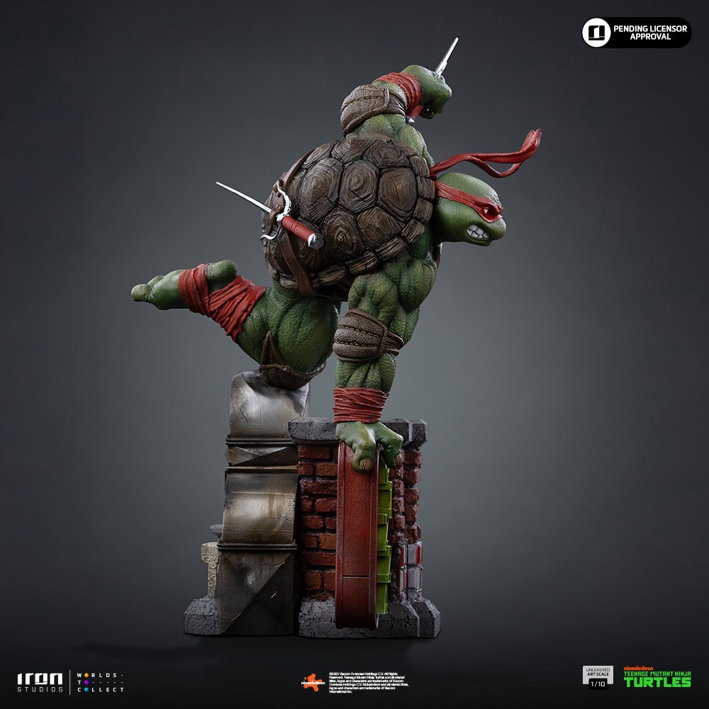 Teenage Mutant Ninja Turtles Raphael Unleashed 1:10 Scale Statue  (Prototype Shown) View 15