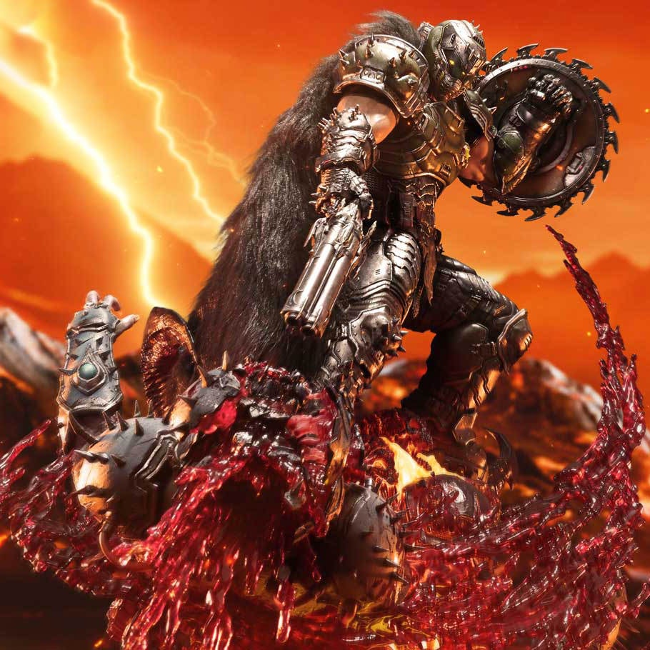 Doom Doom Slayer Quarter Scale Statue  (Prototype Shown) View 3