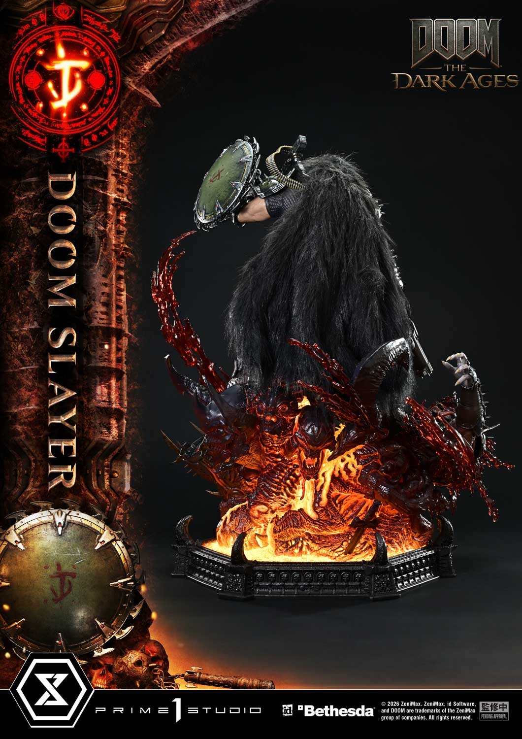 Doom Doom Slayer Quarter Scale Statue  (Prototype Shown) View 9