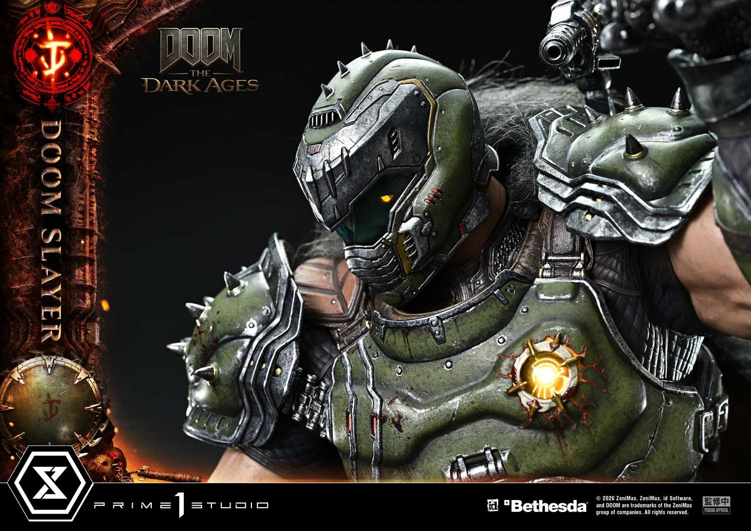 Doom Doom Slayer Quarter Scale Statue  (Prototype Shown) View 12