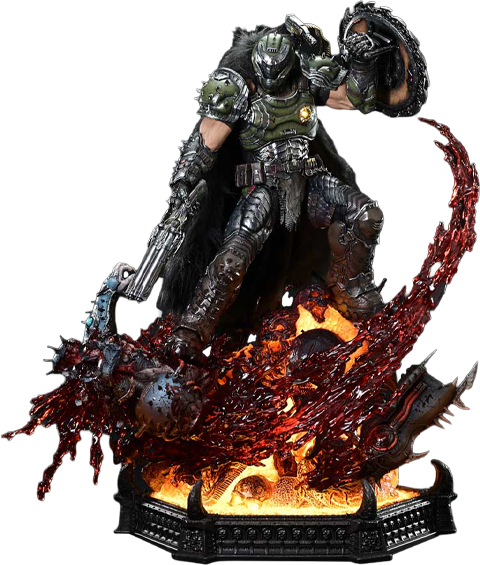 Doom Doom Slayer Quarter Scale Statue  (Prototype Shown) View 17