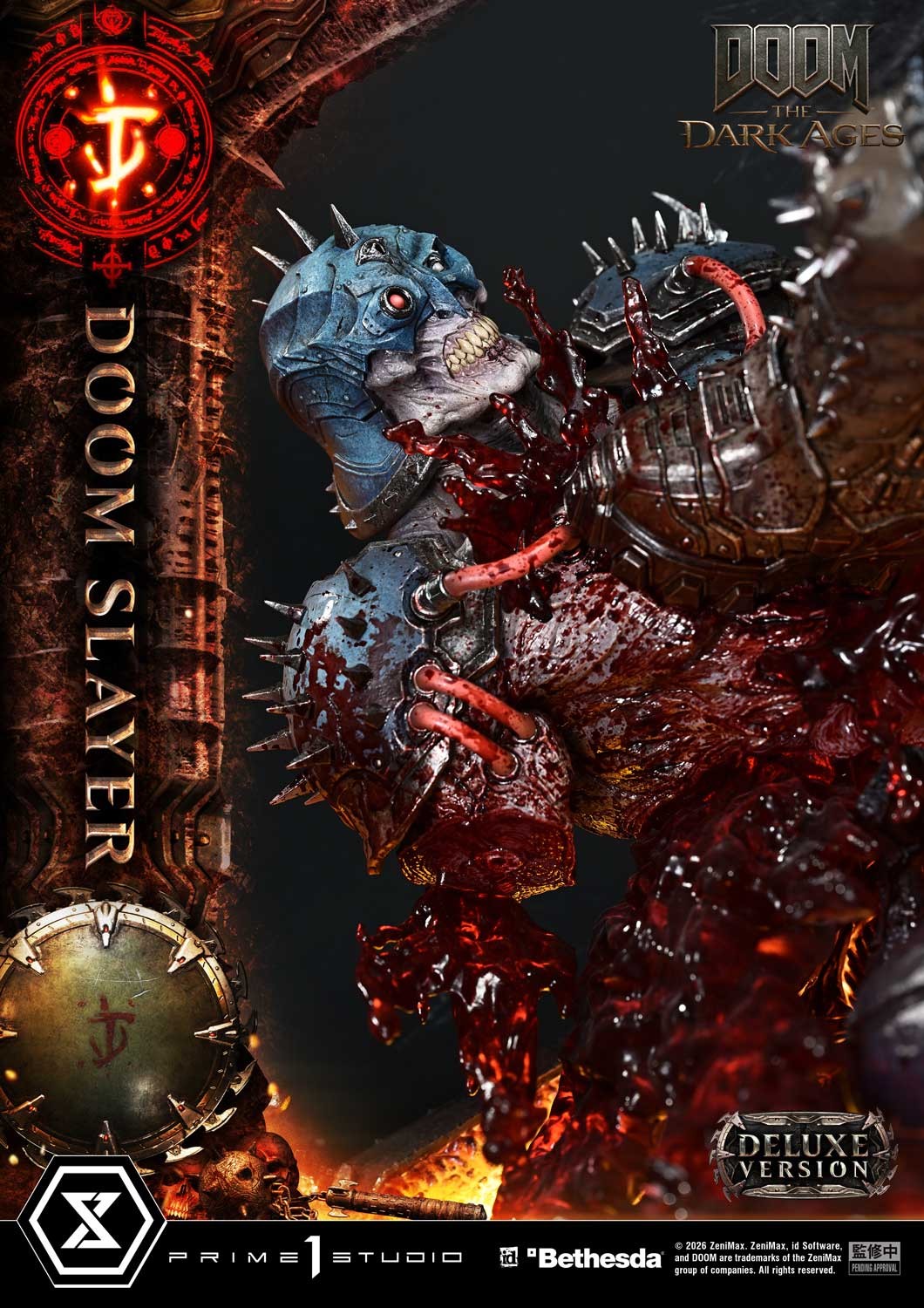 Doom Doom Slayer (Deluxe Version) Quarter Scale Statue  (Prototype Shown) View 13