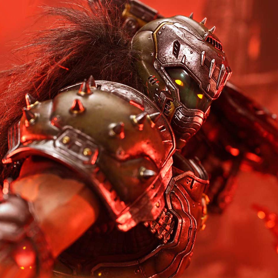 Doom Doom Slayer (Deluxe Bonus Version) Quarter Scale Statue  (Prototype Shown) View 5