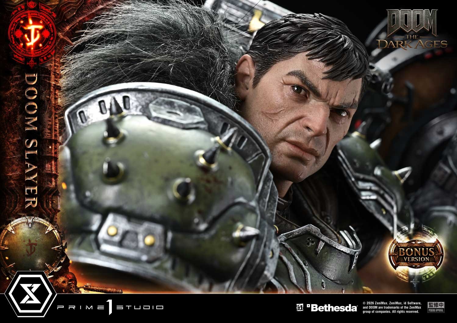 Doom Doom Slayer (Deluxe Bonus Version) Quarter Scale Statue  (Prototype Shown) View 7
